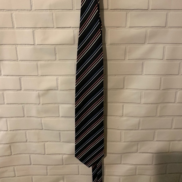 Giorgio Brutini Striped 100% Silk - Picture 3 of 6